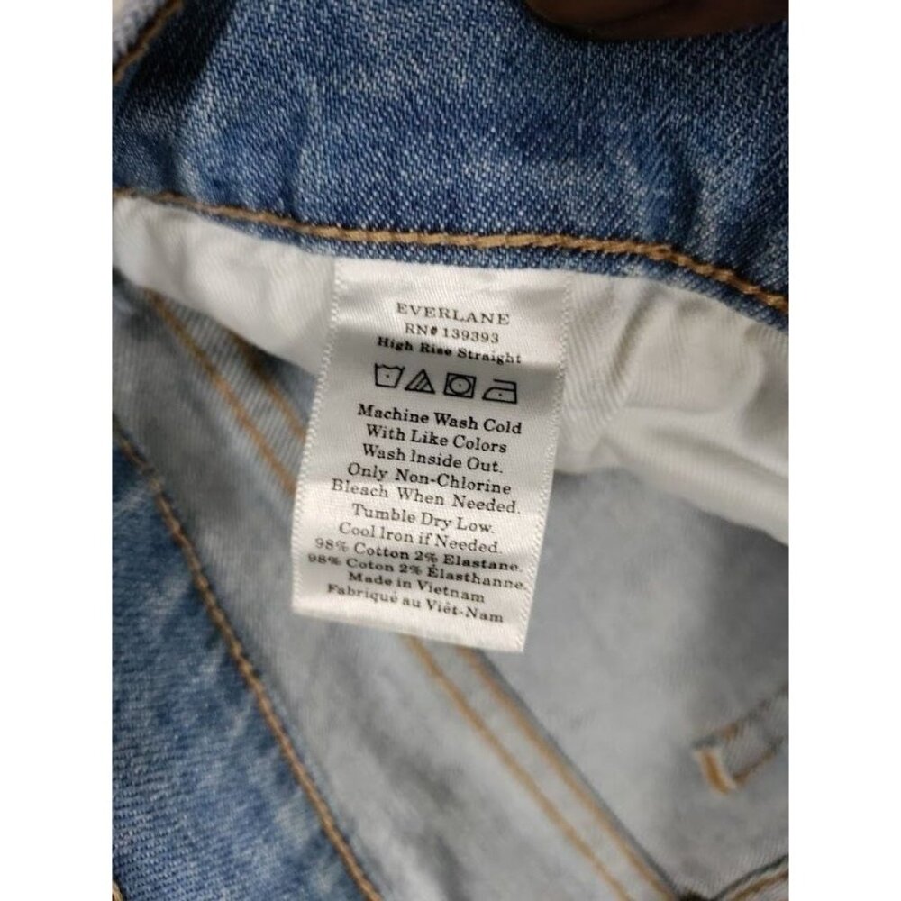 Everlane Denim The High Rise Skinny Jeans Cleanluxury Women's Size 27 - Picture 6 of 12